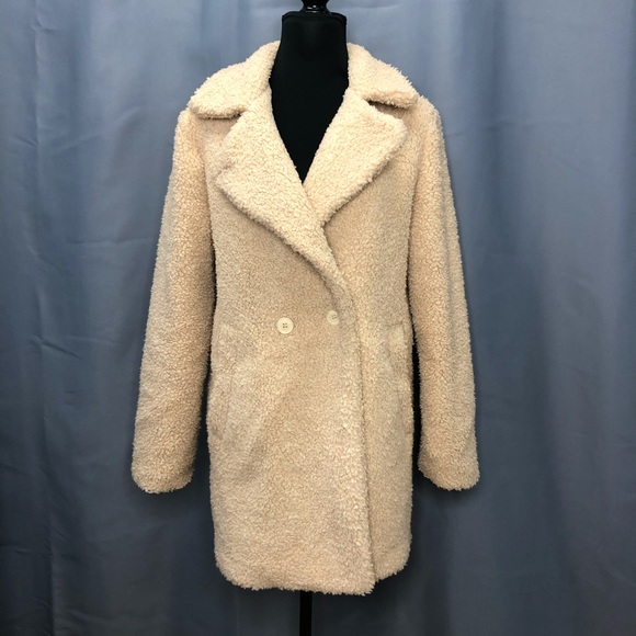 Forever 21- Teddy bear trench coat - Picture 2 of 6